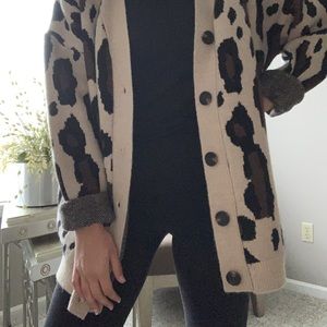 Cheetah cardigan